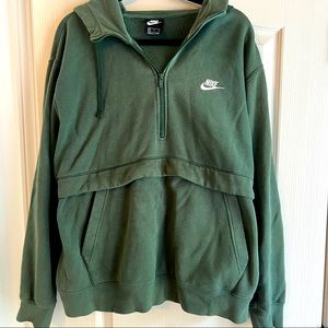 Nike - half-zipped hoodie - Green - XL